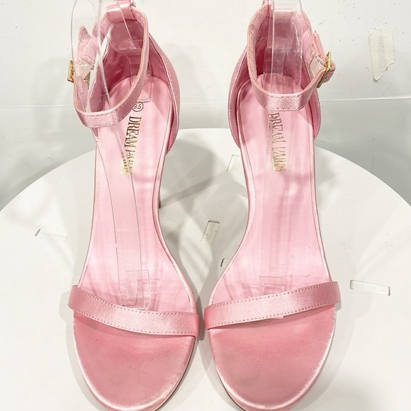 Dream Pairs Women’s Ankle Strap High Heel Stiletto Sandals Shoes‎ Sz 9.5 Pink - Picture 3 of 11